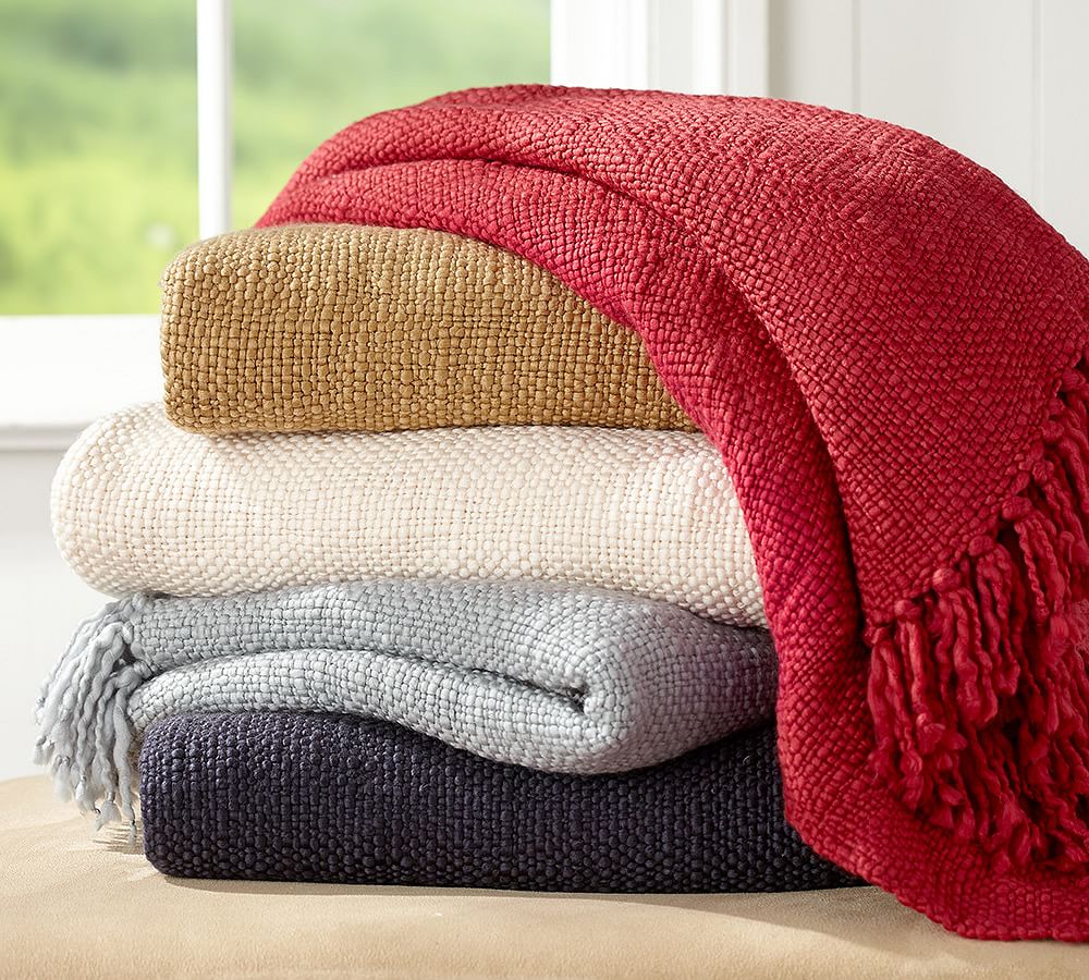 Briston Throw Blanket Pottery Barn