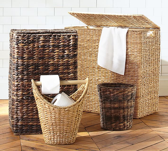 Seagrass Handcrafted Toilet Paper Holder: Pottery Barn Reviews