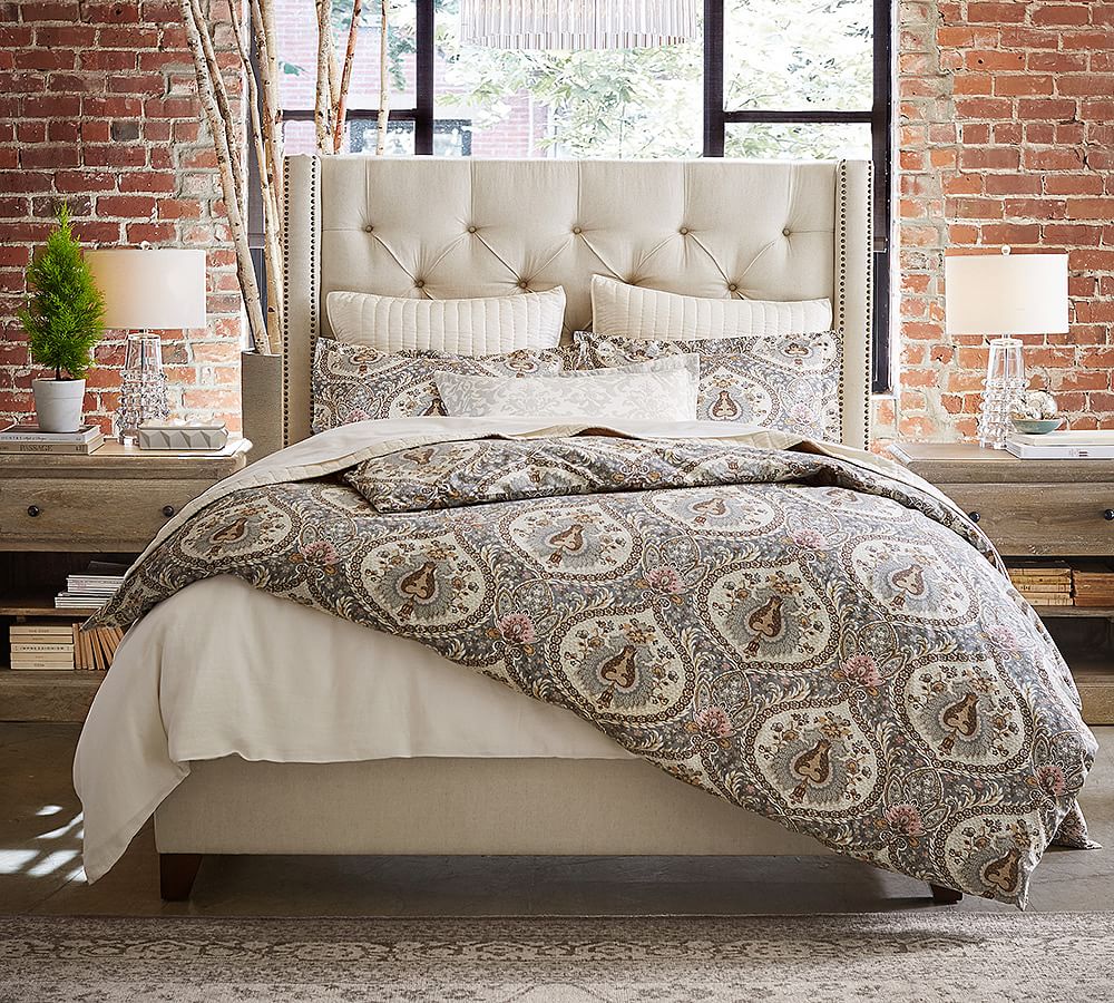 Darcy Printed Patterned Duvet Cover And Sham Pottery Barn 