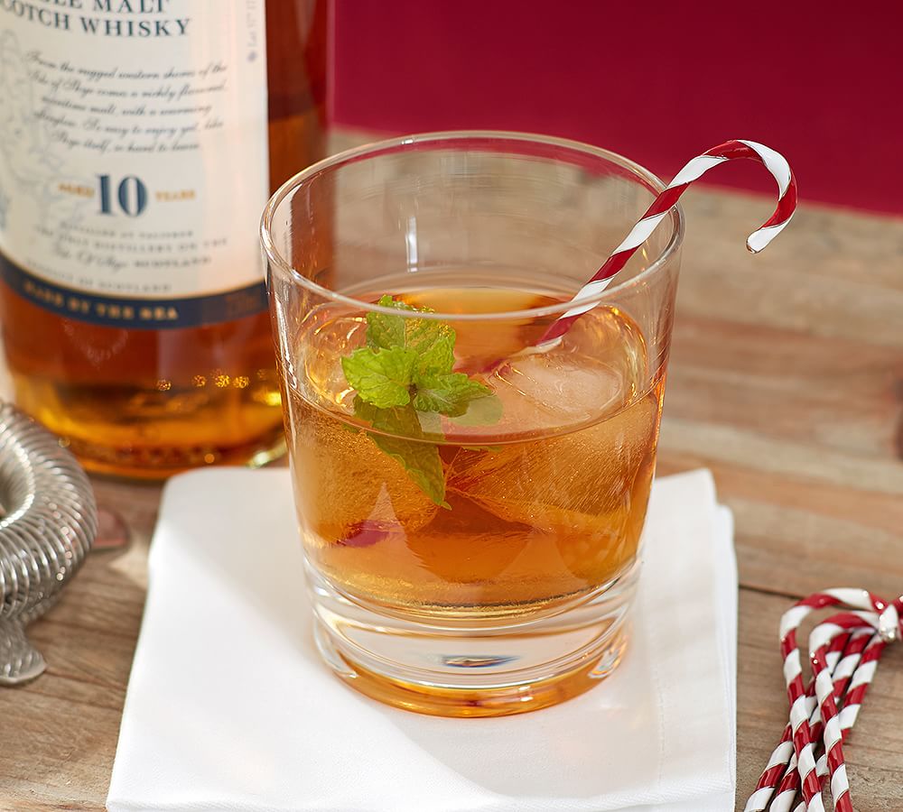 Candy Cane Drink Stirrer Set of 6 Wine Accessories Pottery Barn