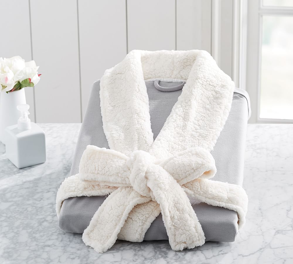 Marleigh Lightweight Cozy Bath Robe Pottery Barn