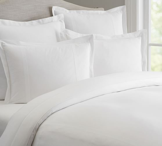 Peyton Organic Patterned Duvet Cover & Sham | Pottery Barn