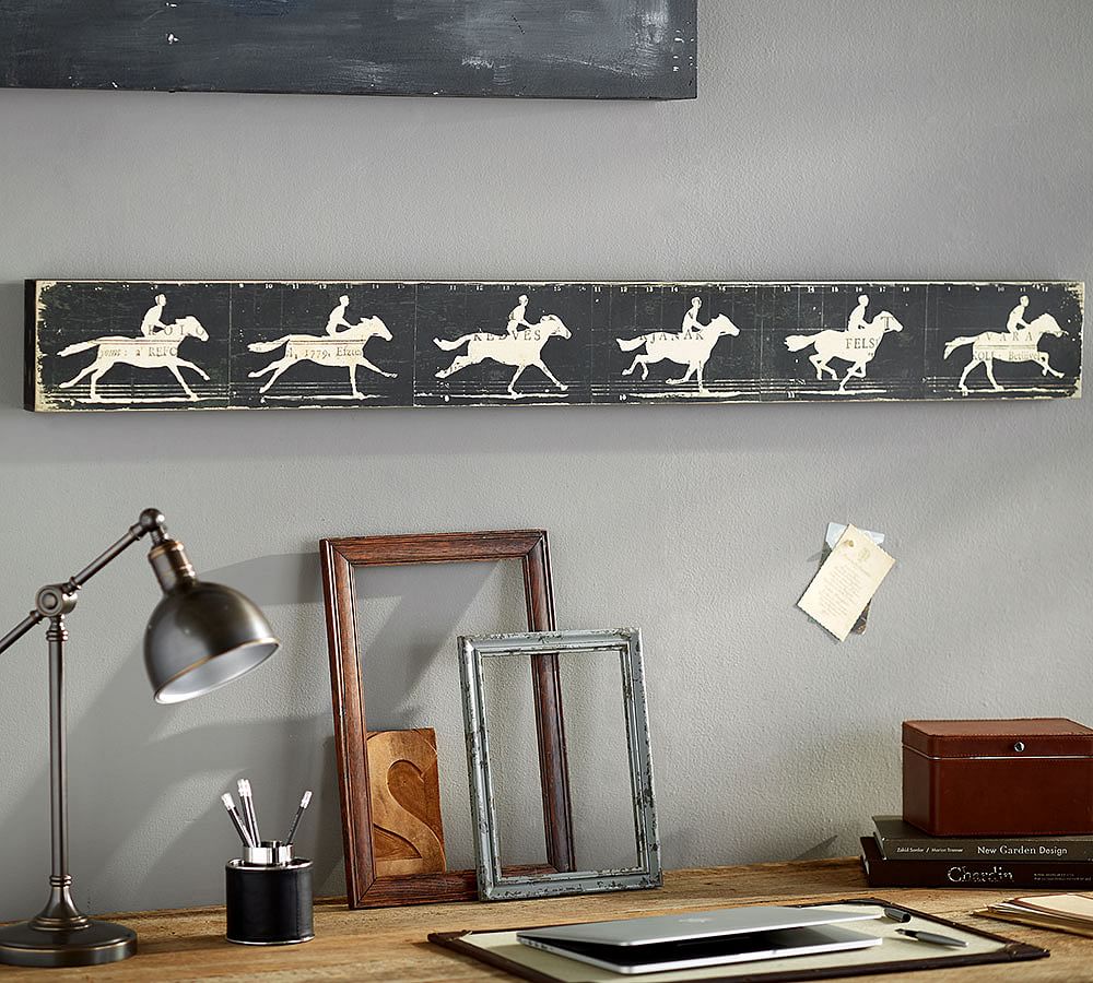 Horse Zoetrope Wood Wall Art Wall Decor Pottery Barn