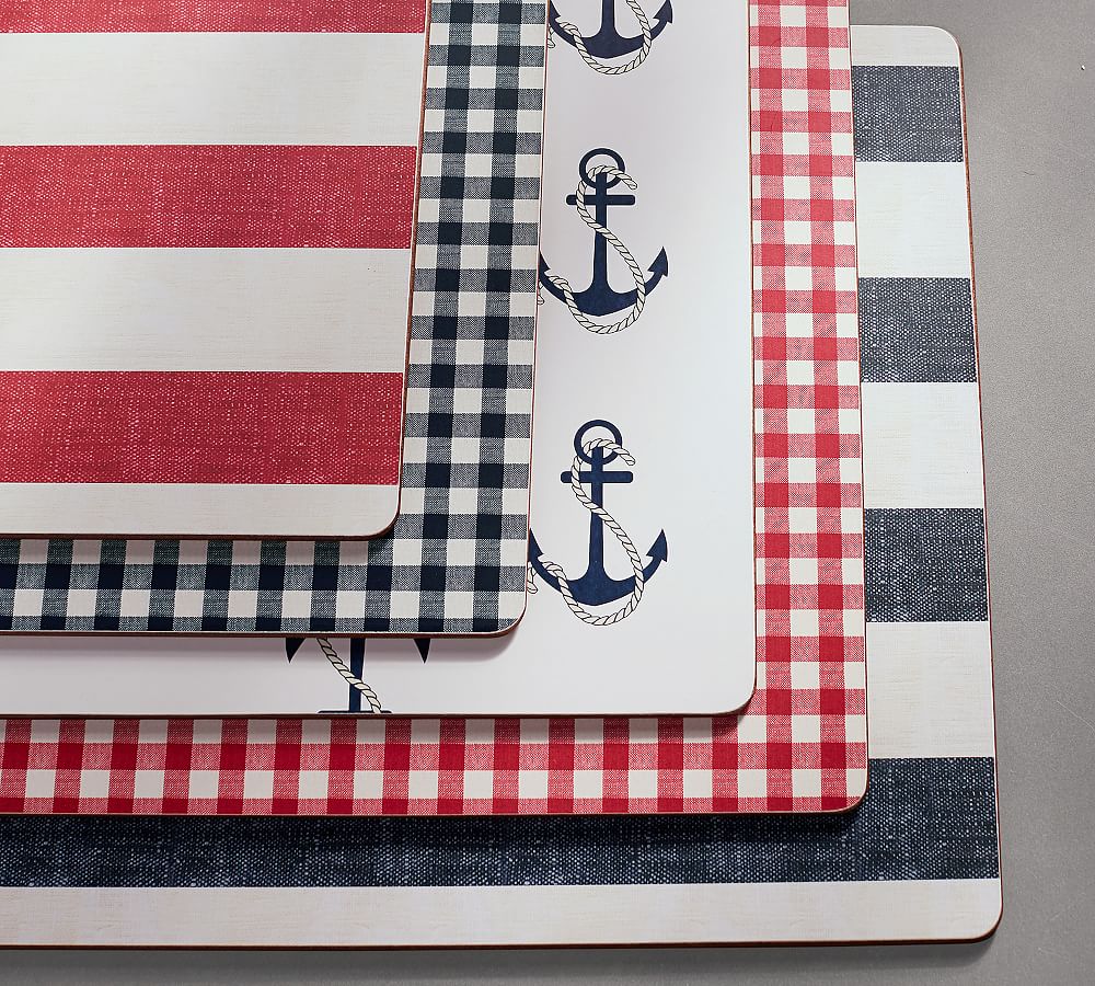 Nautical Anchor Cork Placemat Rectangle Pottery Barn