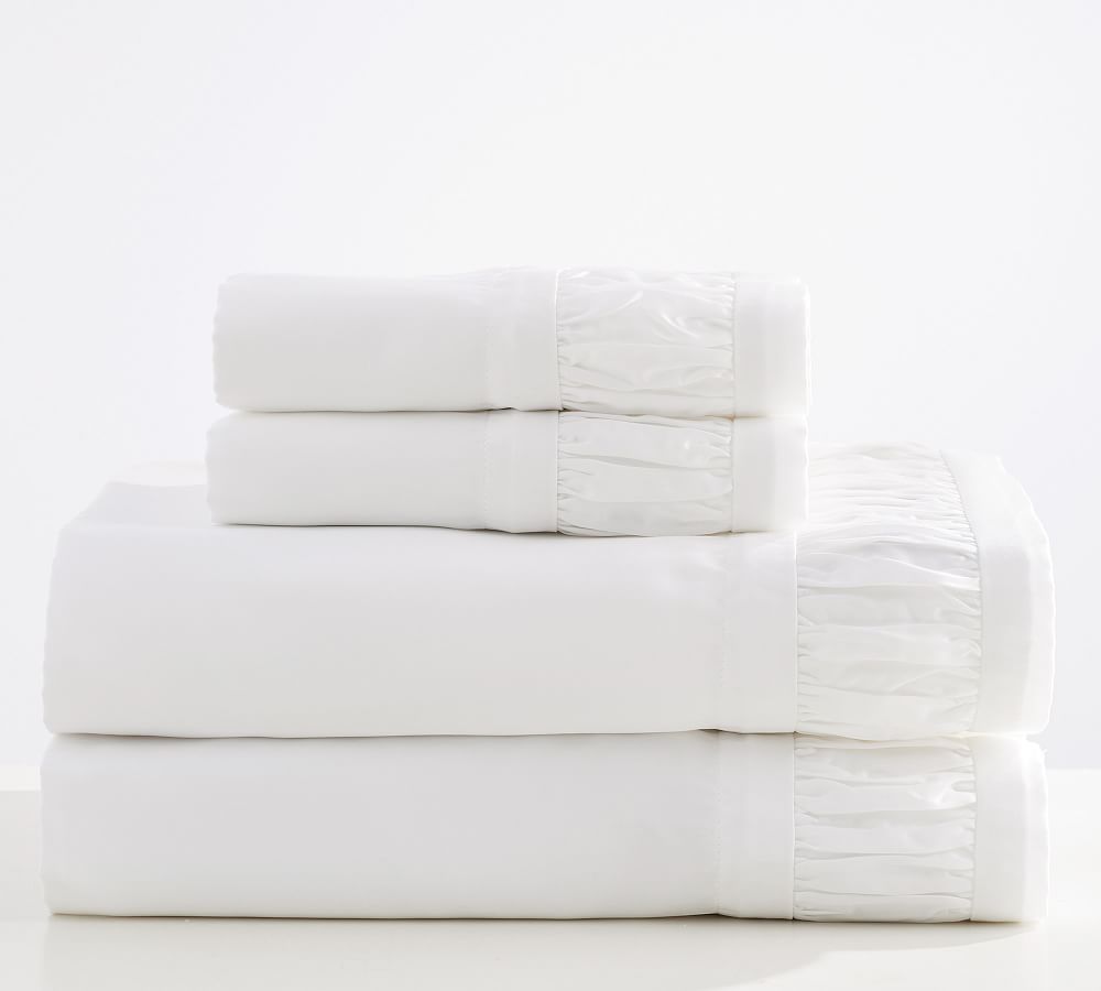 Ruched TENCEL™ Sheet Set Pottery Barn