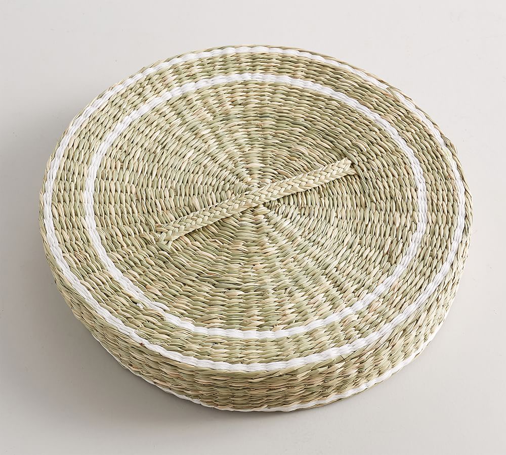 Woven Seagrass Placemats with Holder Set of 6 Pottery Barn