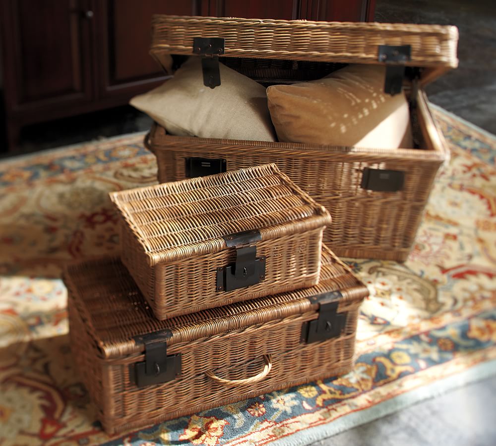 Colton 4-Basket Storage Cabinet