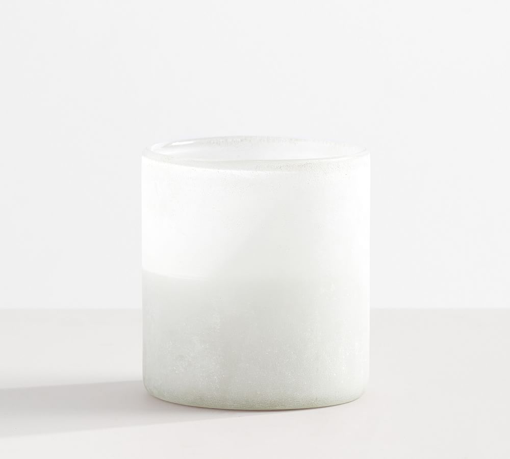 Frosted Glass Flameless Candle Pottery Barn