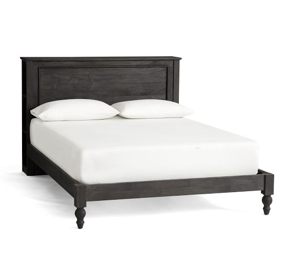 Astoria Storage Headboard & Platform Bed Pottery Barn