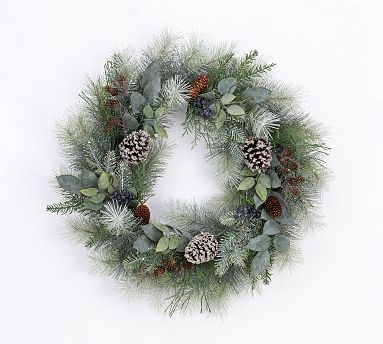 AuldHome Blue Berry Greenery Picks (Set of 3, 16-Inch); Juniper Tree Floral  Picks for Christmas and Seasonal Decor