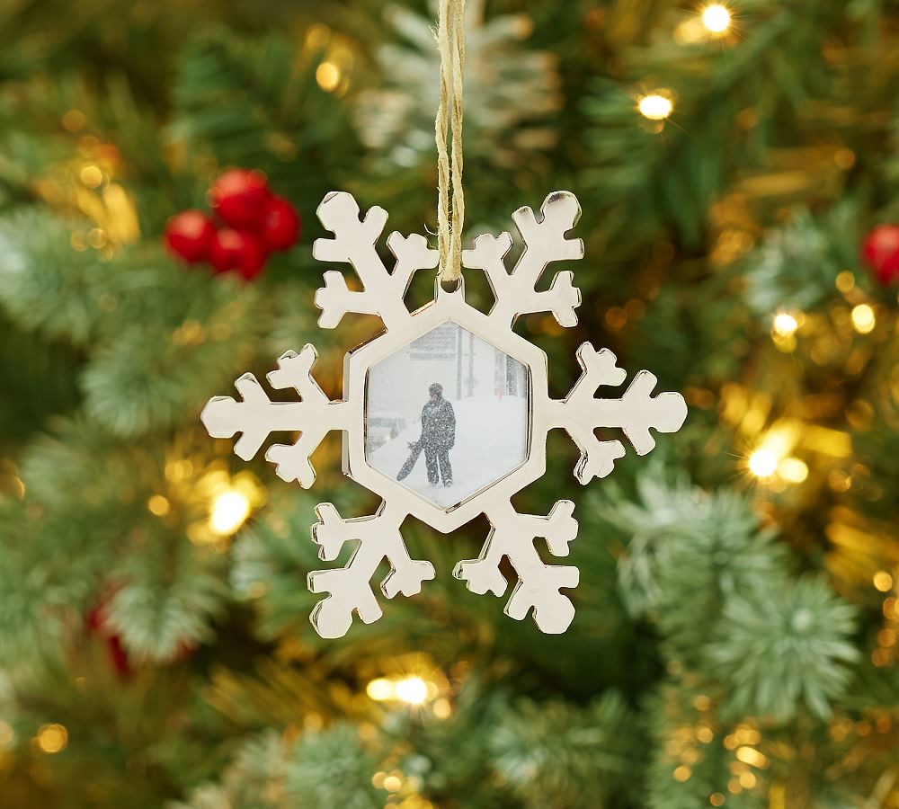 Snowflake Christmas Ornament Frame - Small