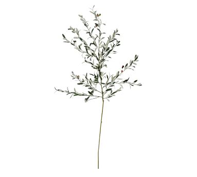 Faux Olive Branch | Artificial Flowers | Pottery Barn