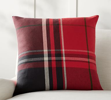 McKinley Plaid Decorative Pillow Cover Pottery Barn