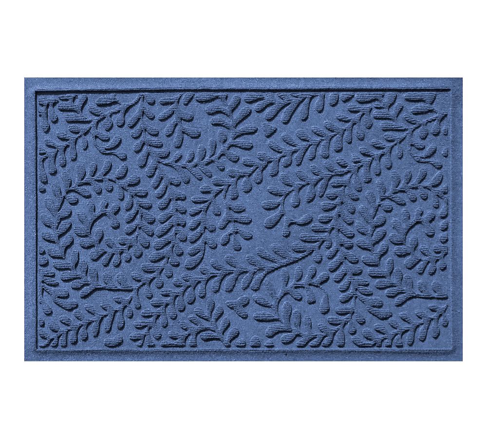 Chevron Indoor Outdoor WaterHog Monogram Doormat