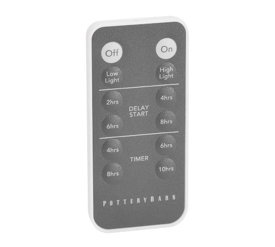 Standard Flickering Flameless Candle Remote Control Pottery Barn
