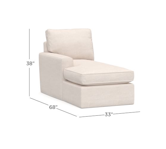 Pearce Square Arm Sectional Component Replacement Slipcovers | Pottery Barn