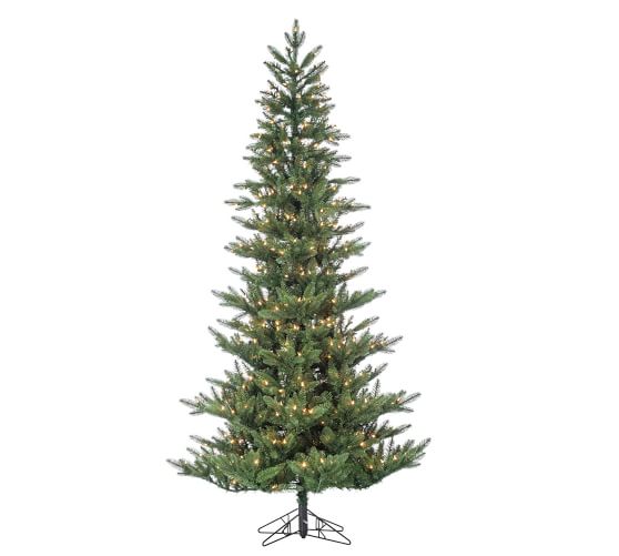 Lit Austrian Pine Faux Christmas Tree 7.5 Ft. Pottery Barn