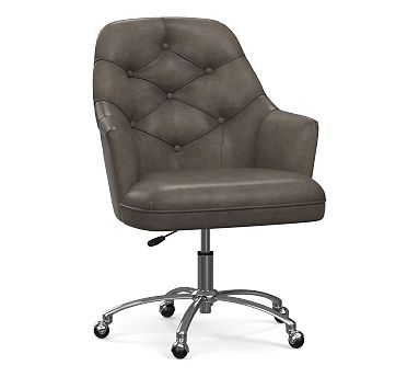 Everett Upholstered Swivel Desk Chair