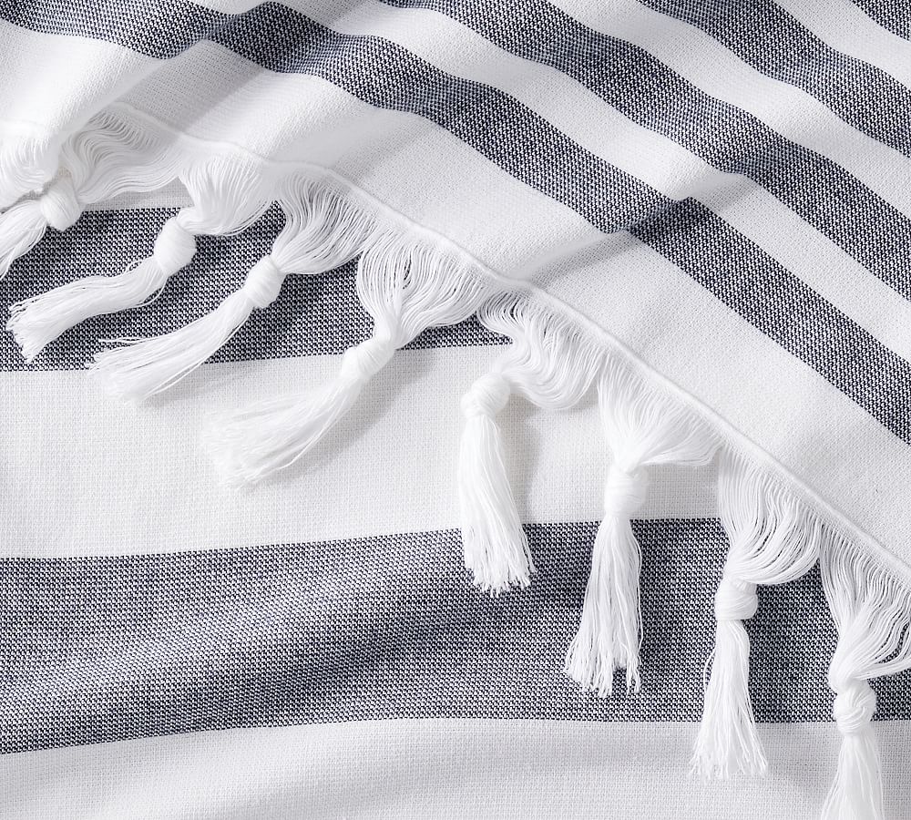 Lake Towel - White/Black - Turkish T