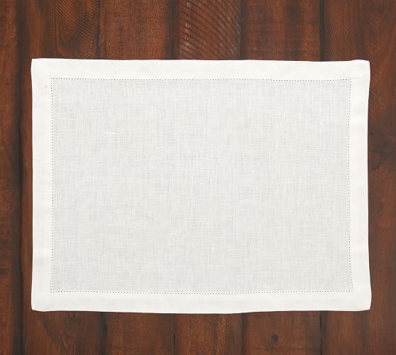 White PB Classic Placemat Pottery Barn