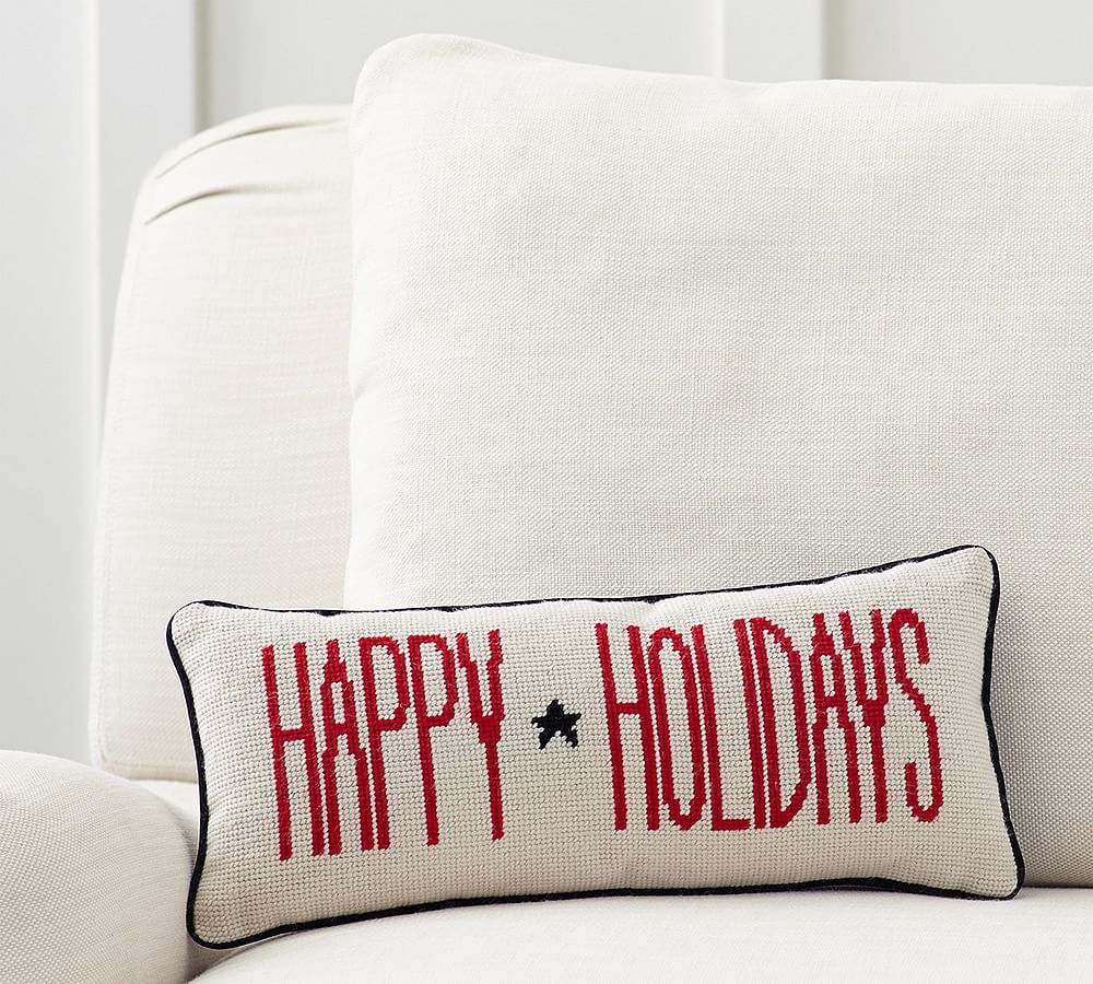 Holiday pillows pottery clearance barn