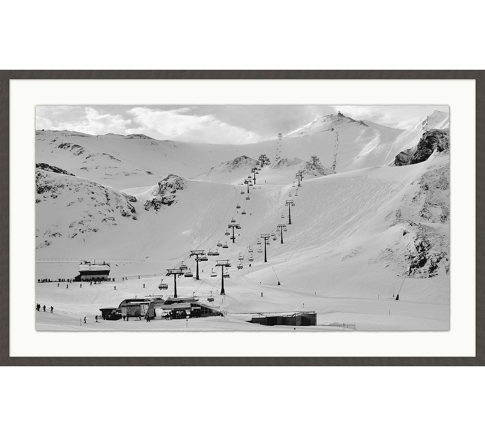 Mountain Ski Lift Framed Print