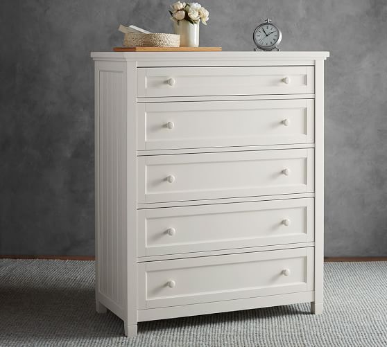 Beadboard 5-Drawer Dresser | Pottery Barn