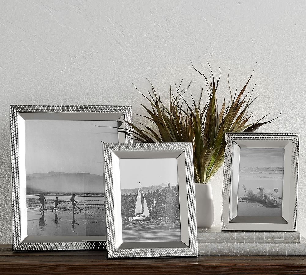 Silver Weave Picture Frame Pottery Barn