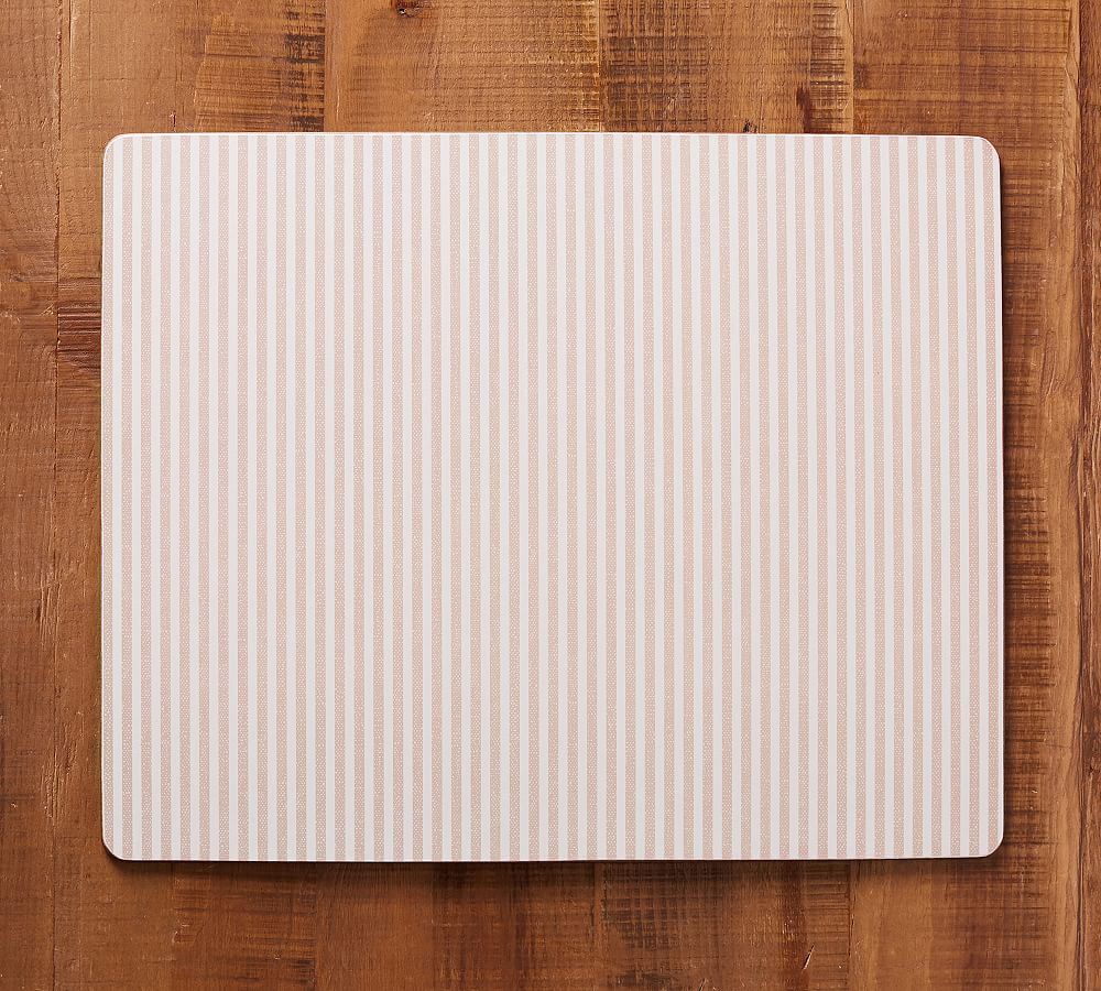 Wheaton Stripe Cork Placemat, Set of 4 Pottery Barn