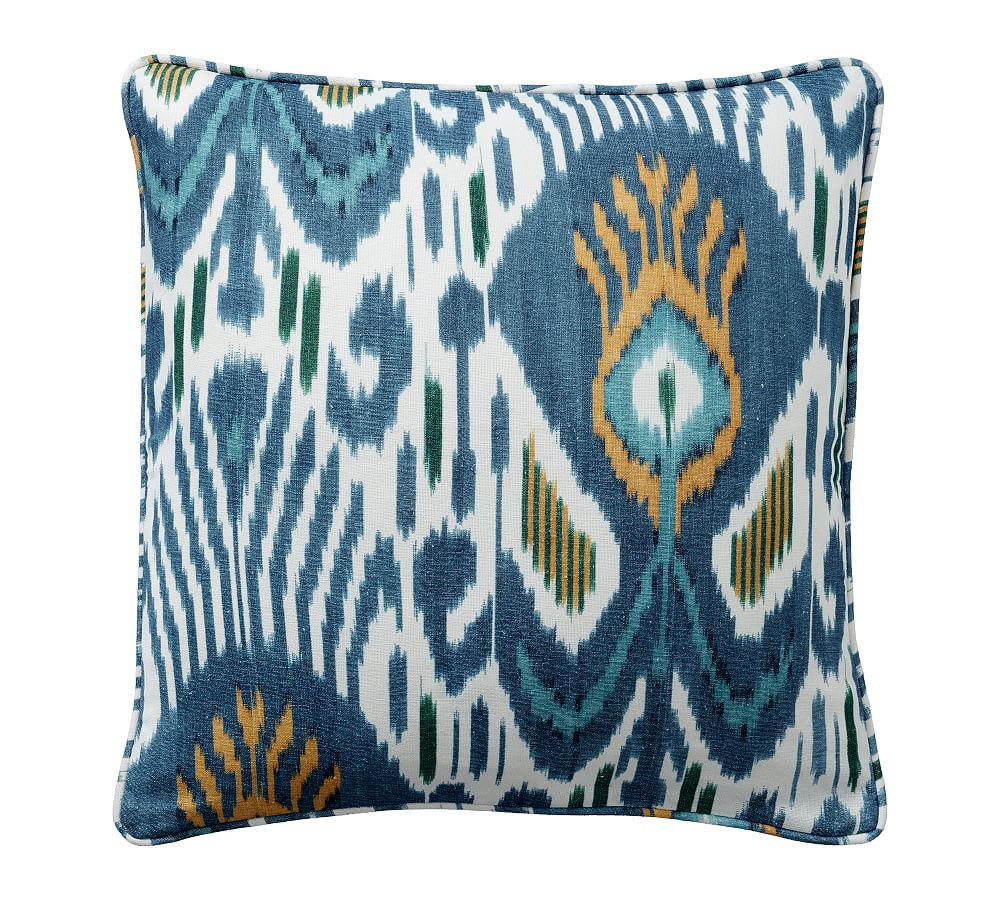 Ikat Print Decorative Pillow Cover Pottery Barn
