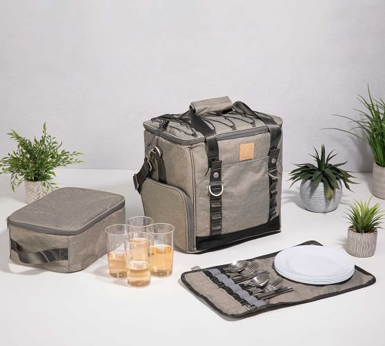 Everly Wine Picnic Bag - Set for 2