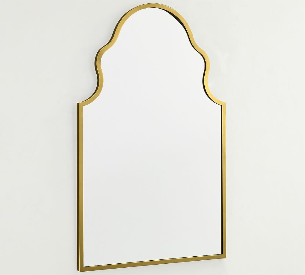 Stella Scalloped Frame Mirror Pottery Barn