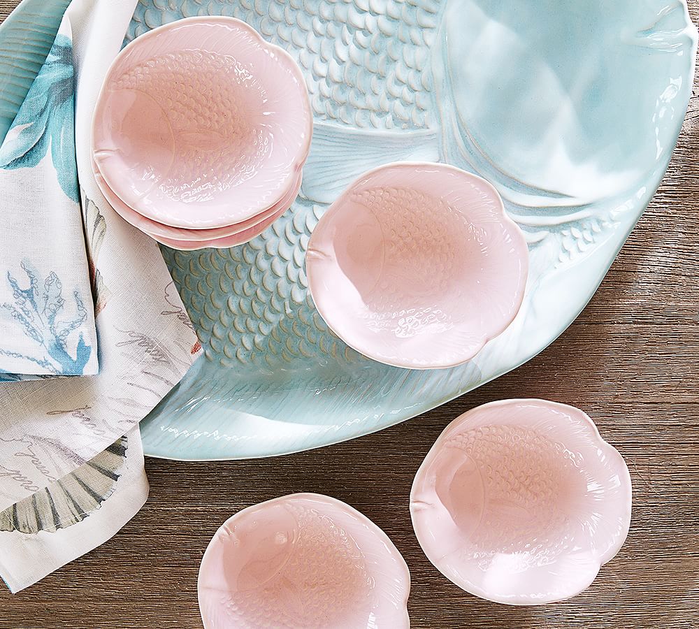 Malibu Figural Fish Bowl, Set of 4 Pottery Barn