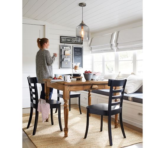 Grosgrain Ribbon Cordless Roman Blackout Shade Pottery Barn