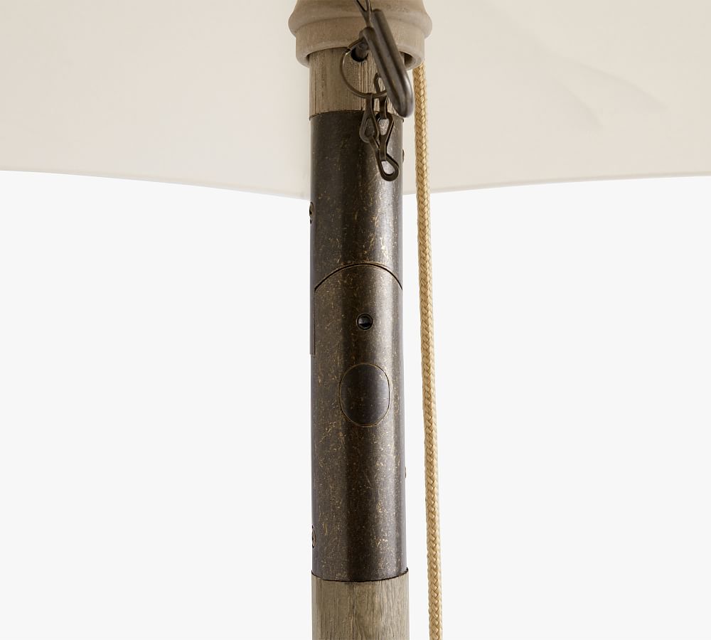 Round Outdoor Umbrella Outdoor Umbrellas Pottery Barn