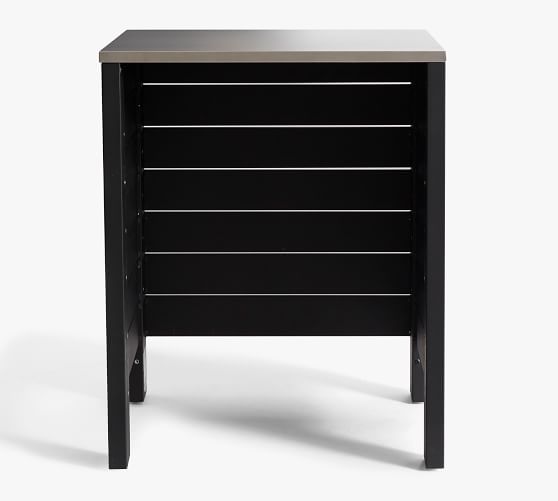 Malibu Metal Outdoor Kitchen Convertible Refrigerator Pottery