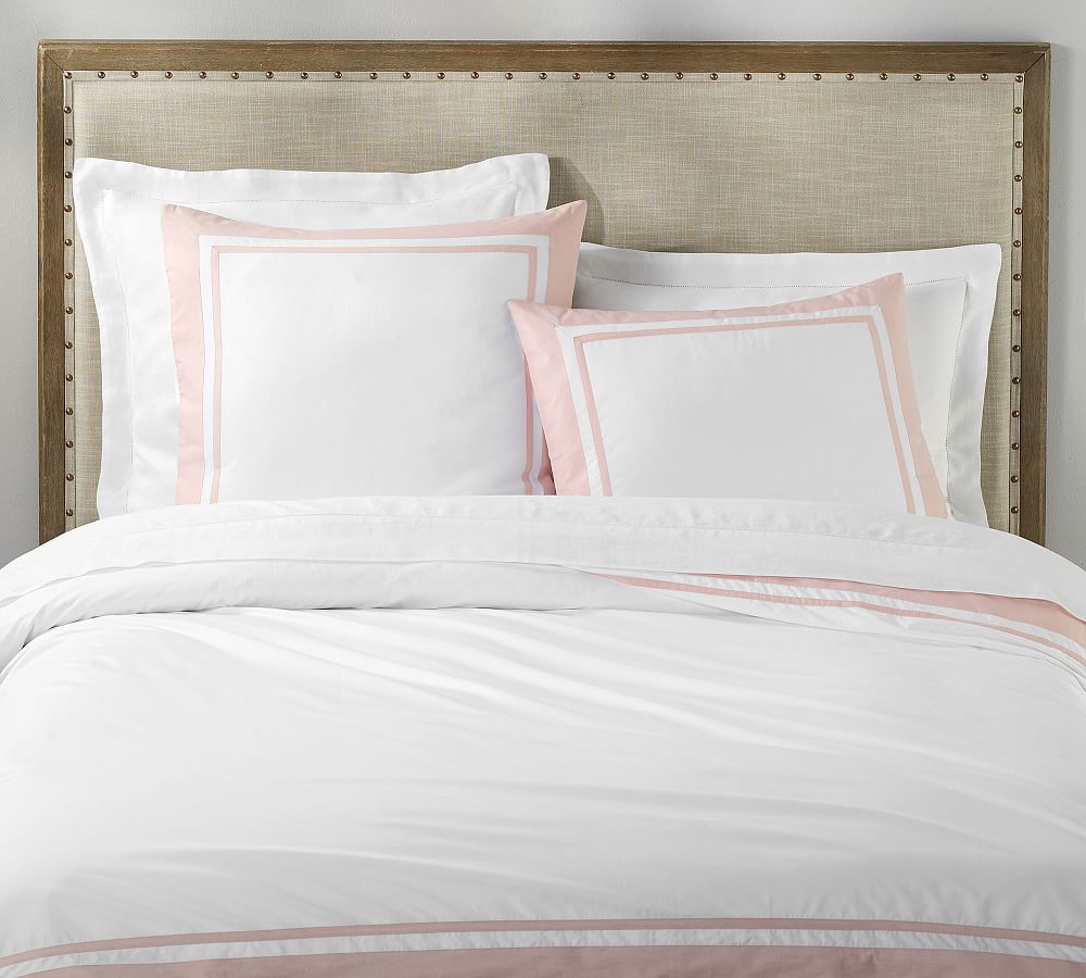 Parker Organic Percale Duvet Cover Pottery Barn