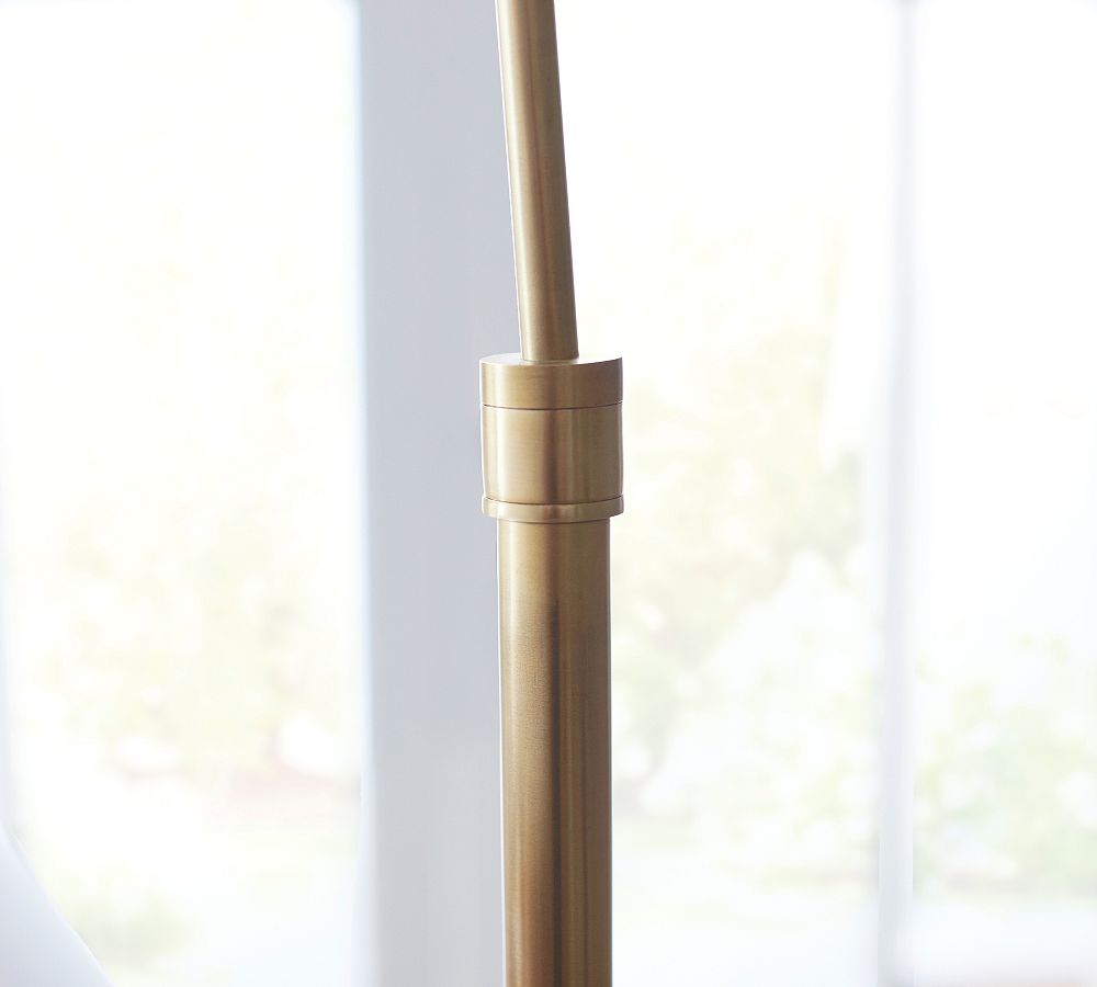 Sinclair Metal Arc Floor Lamp Pottery Barn