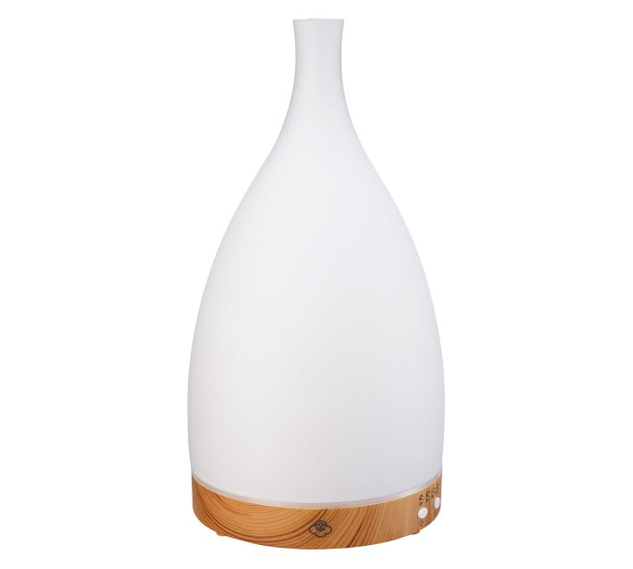 Hand Blown Brown & White Glass Cylinder Essential Oils Diffuser, 60ml, –  Prairie Essentials