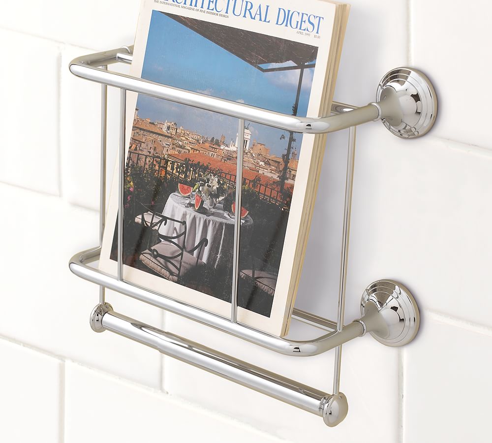 Eden Wall Toilet Paper Holder and Magazine Rack