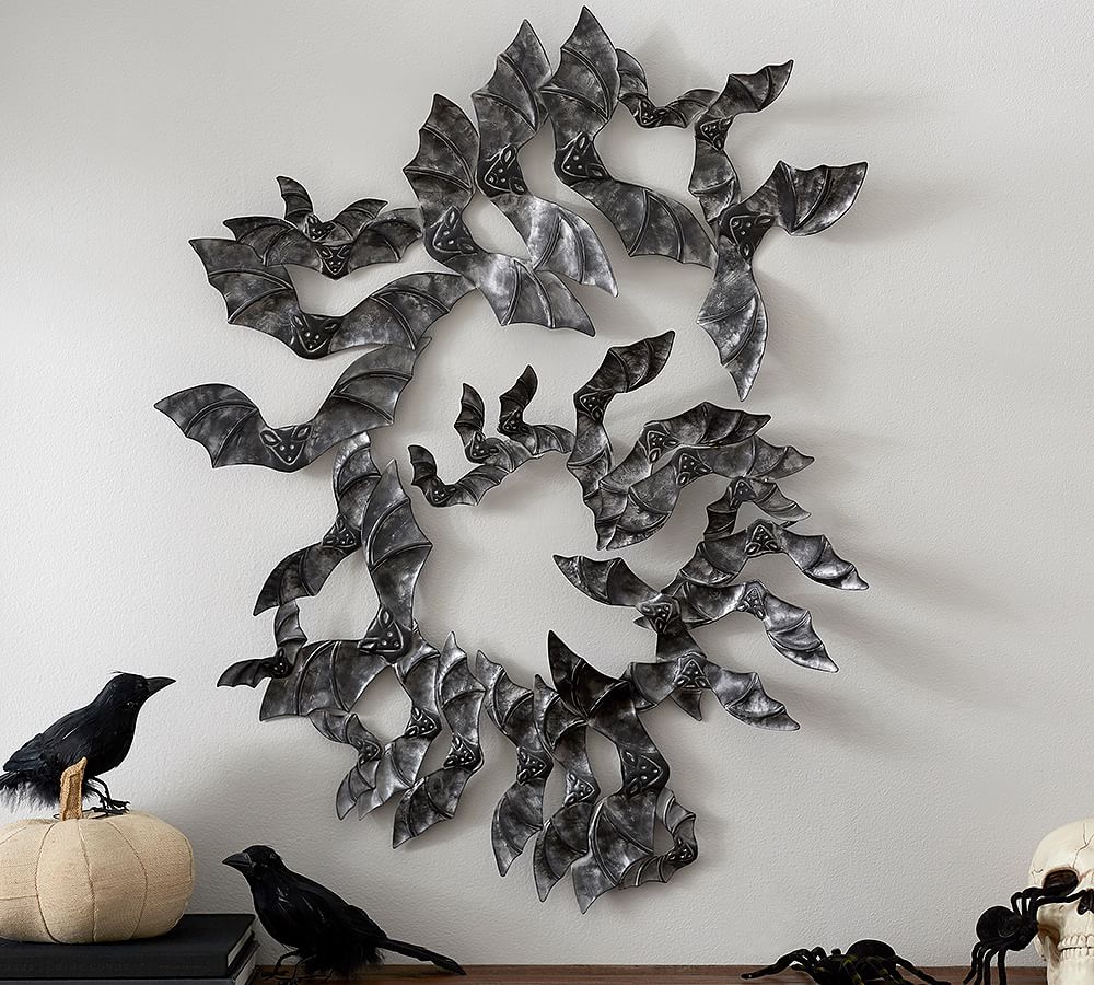 Flying Bats Wall Art Wall Decor Pottery Barn