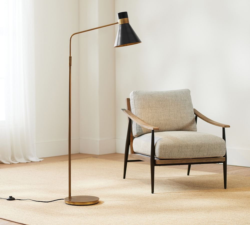 Maxwell Metal Task Floor Lamp | Pottery Barn