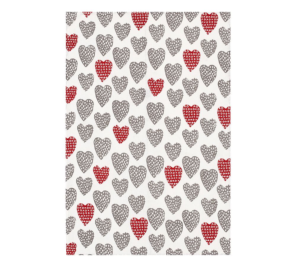 XOXO Heart Kitchen Towel, Set of 2