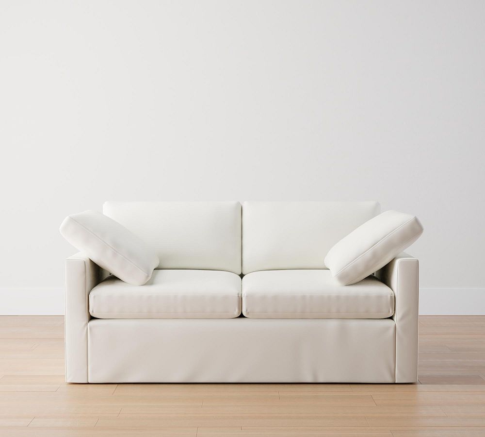 Dream Square Slim Arm Replacement Slipcovers Pottery Barn