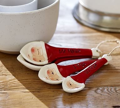 Santa Measuring Cups and Spoons Set