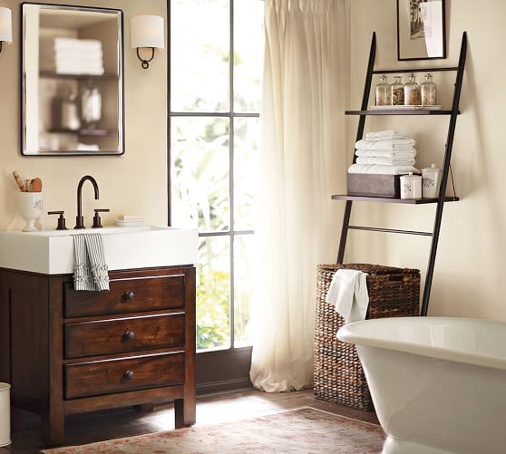 Rustic OvertheToilet Etagere Pottery Barn