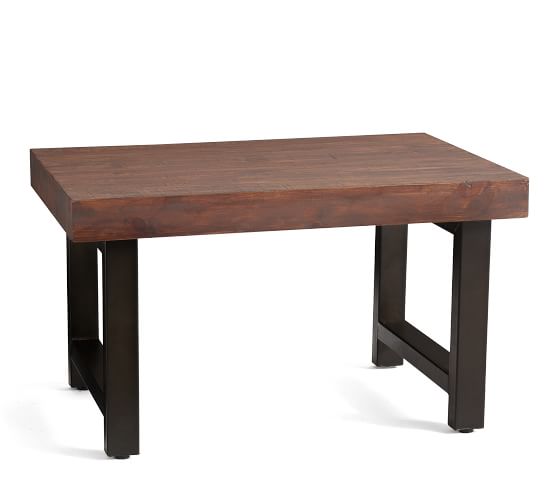Griffin Petite Reclaimed Wood Coffee Table Pottery Barn
