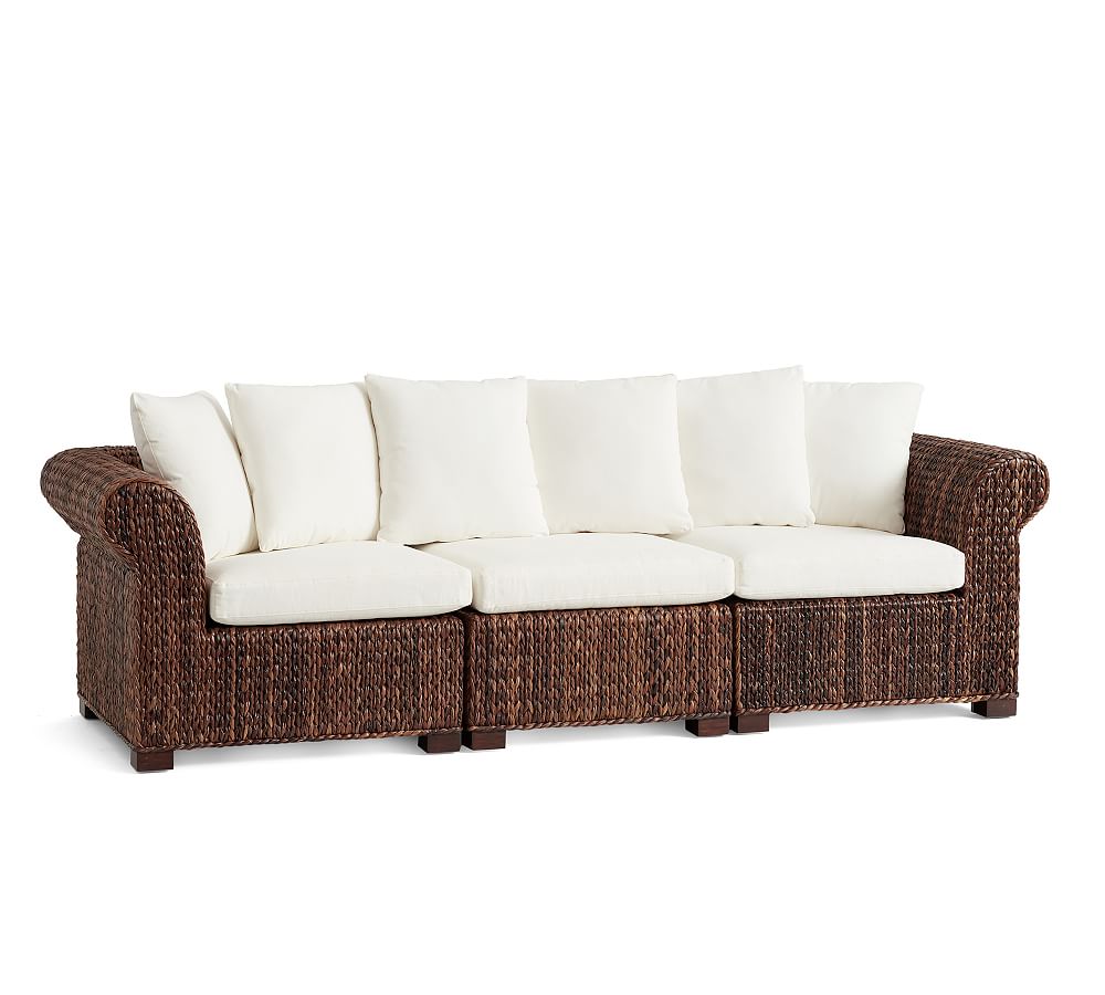Seagrass Sofa Pottery Barn Baci Living Room