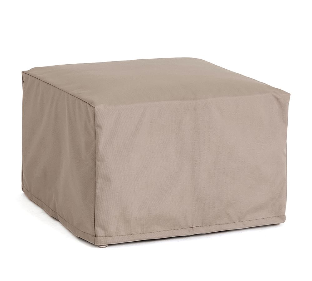 Torrey CustomFit Outdoor Covers Ottoman Pottery Barn