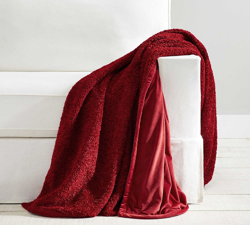 Pottery barn best sale teddy blanket